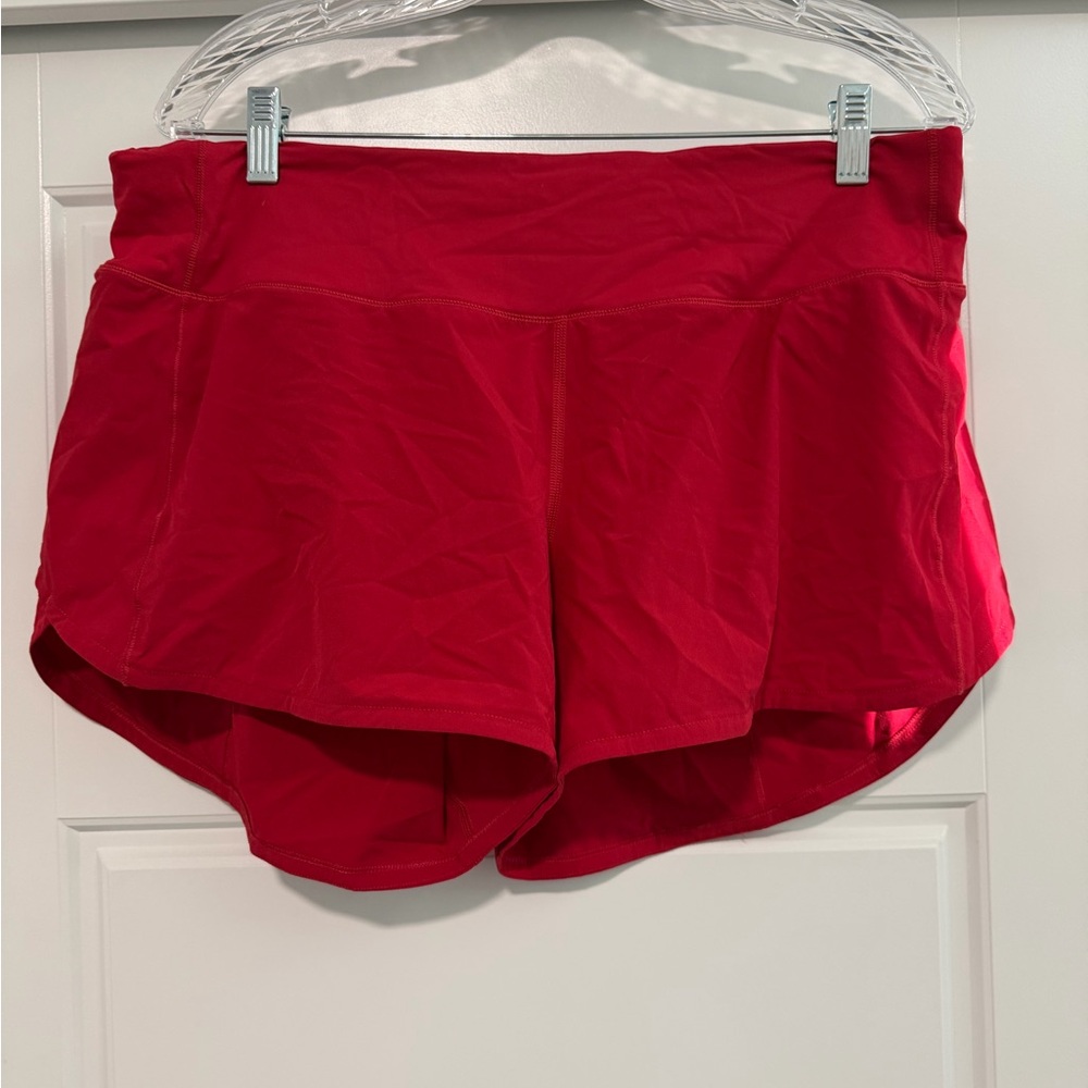 Women's Red Shorts Lululemon